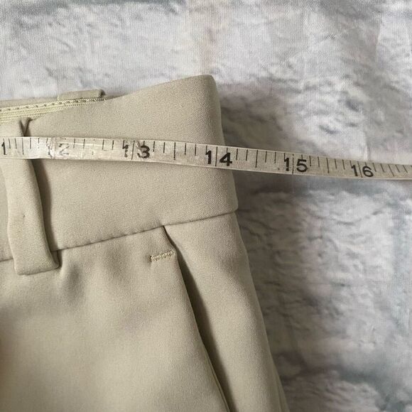 H&M women 6 flat front chino pants w/elastic comfort waist light green - Picture 10 of 10